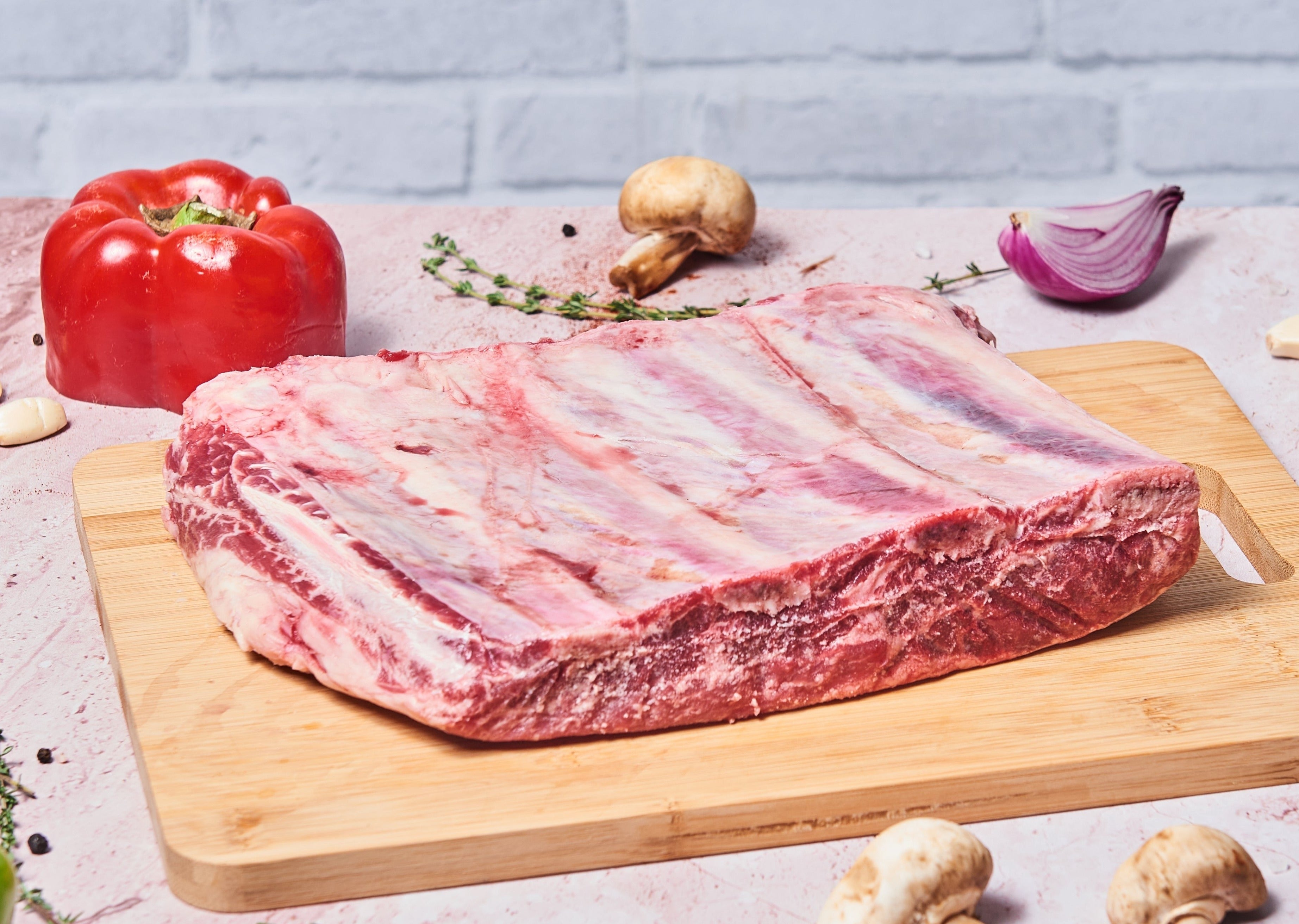 Butcherd Beef Rib Meat Raw Beef Ribs
